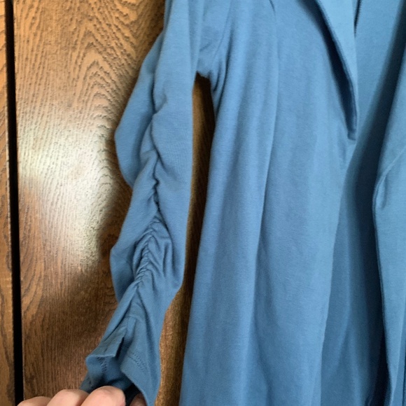 {Necessitees} Open Front Blazer - Picture 3 of 5